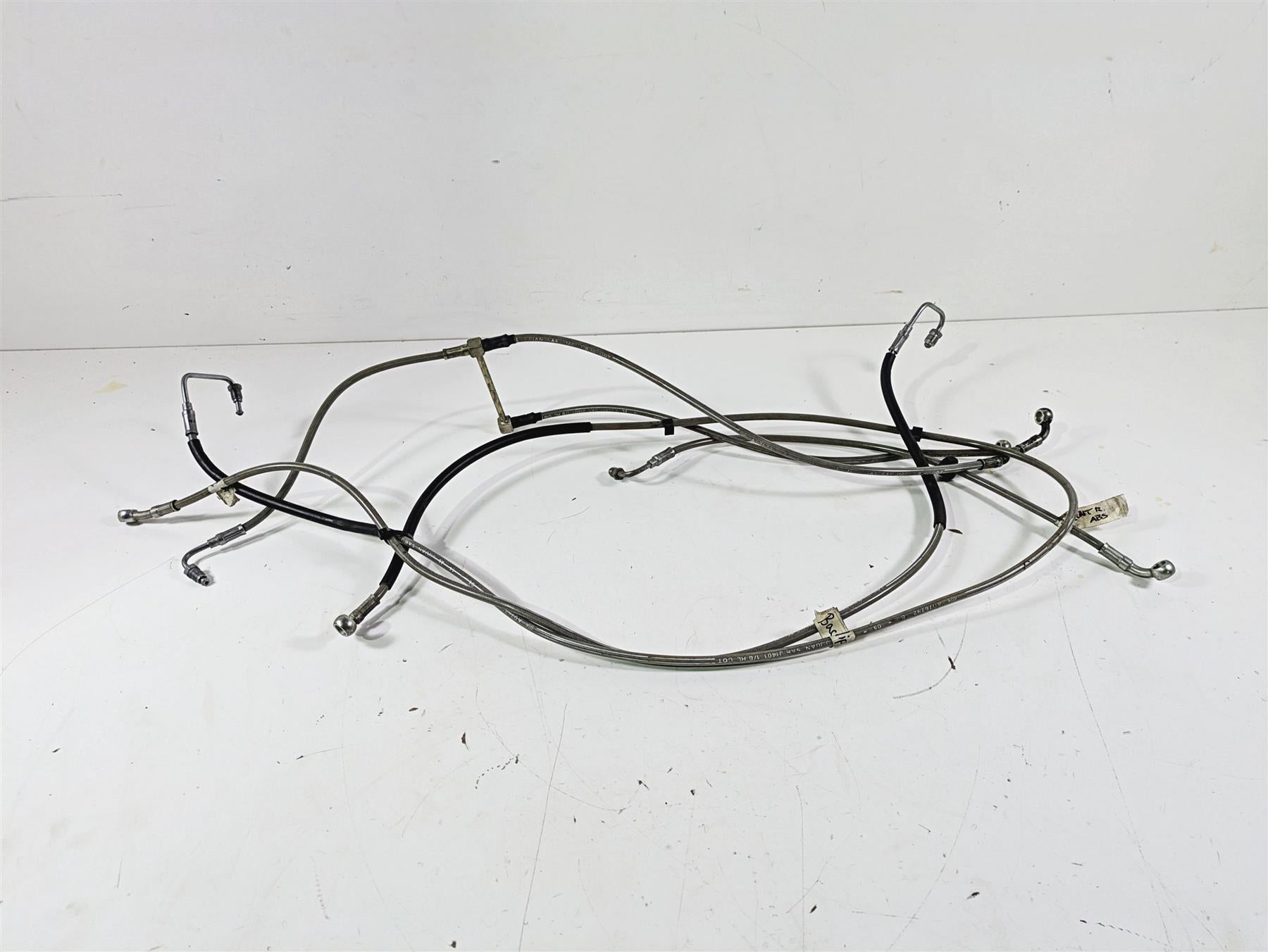 2016 Moto Guzzi Stelvio 1200 8V NTX Abs Brake Line Hose Set 886163 886164 {{ shop.shopifyCountryName }} - Mototech271