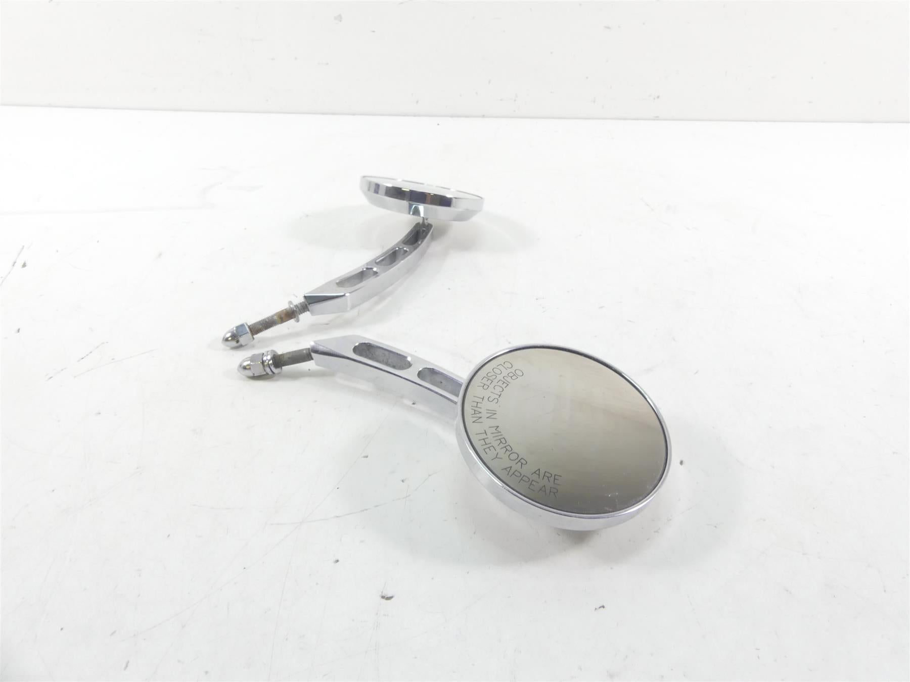 2000 Harley Dyna FXR4 CVO Super Glide Rear View Billet Mirror Set 91507-99 {{ shop.shopifyCountryName }} - Mototech271