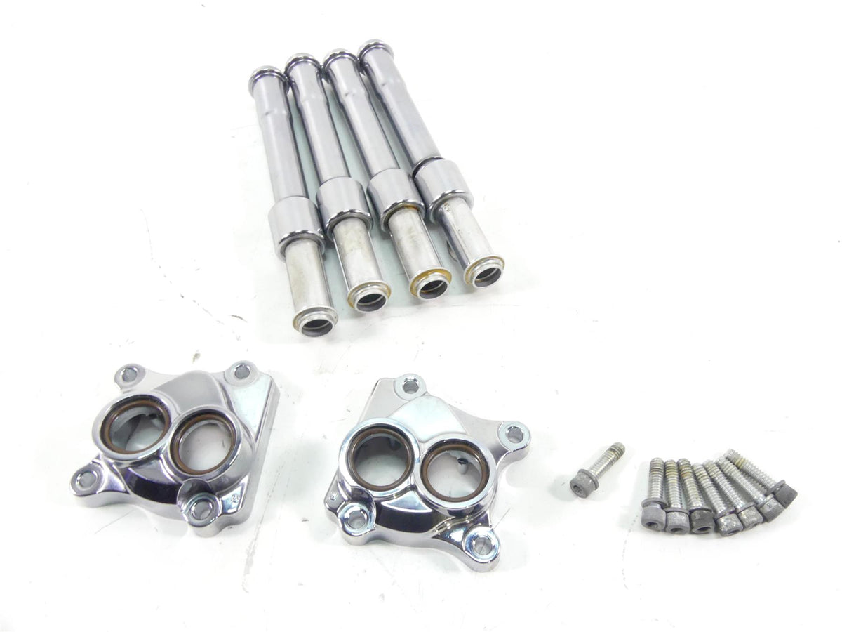 2017 Harley Softail FXSB Breakout Push Rod Lifter Chrome Cover Set 17965-99 {{ shop.shopifyCountryName }} - Mototech271