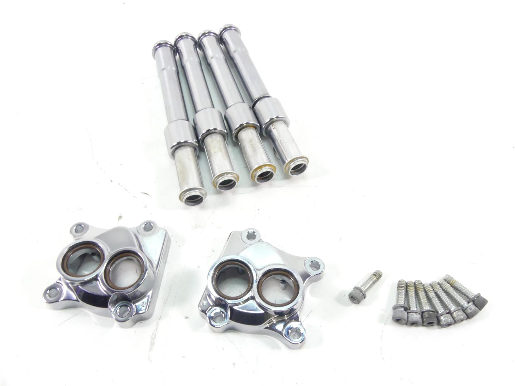 2017 Harley Softail FXSB Breakout Push Rod Lifter Chrome Cover Set 17965-99 {{ shop.shopifyCountryName }} - Mototech271