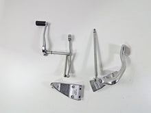 Load image into Gallery viewer, 2009 Harley FXDC Dyna Super Glide Mid Foot Peg Mounts + Shifter &amp; Brake Lever
