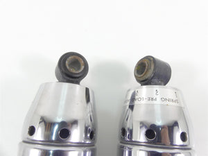 2009 Harley Dyna FXDF SE CVO Fat Bob Rear 12" Chrome Shock Damper Set 54608-04 | Mototech271