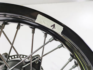 2014 BMW R nine T R9T K21 Front Wheel Rim Black Spoke 17x3.5 -Ding 36318546108