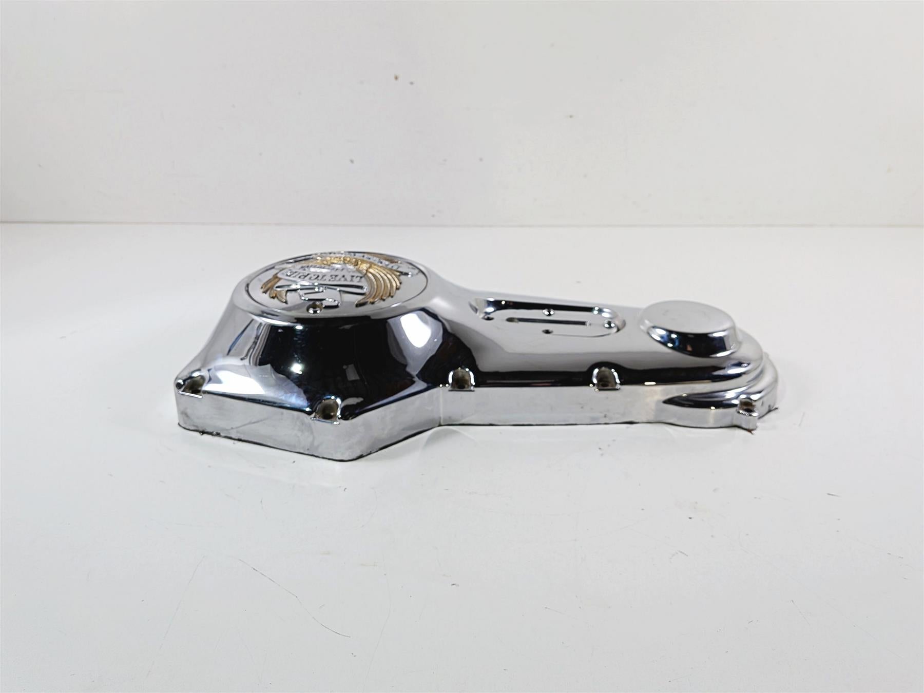 1996 Harley FLSTC Softail Heritage Chrome Outer Primary Clutch Cover 60506-95 {{ shop.shopifyCountryName }} - Mototech271