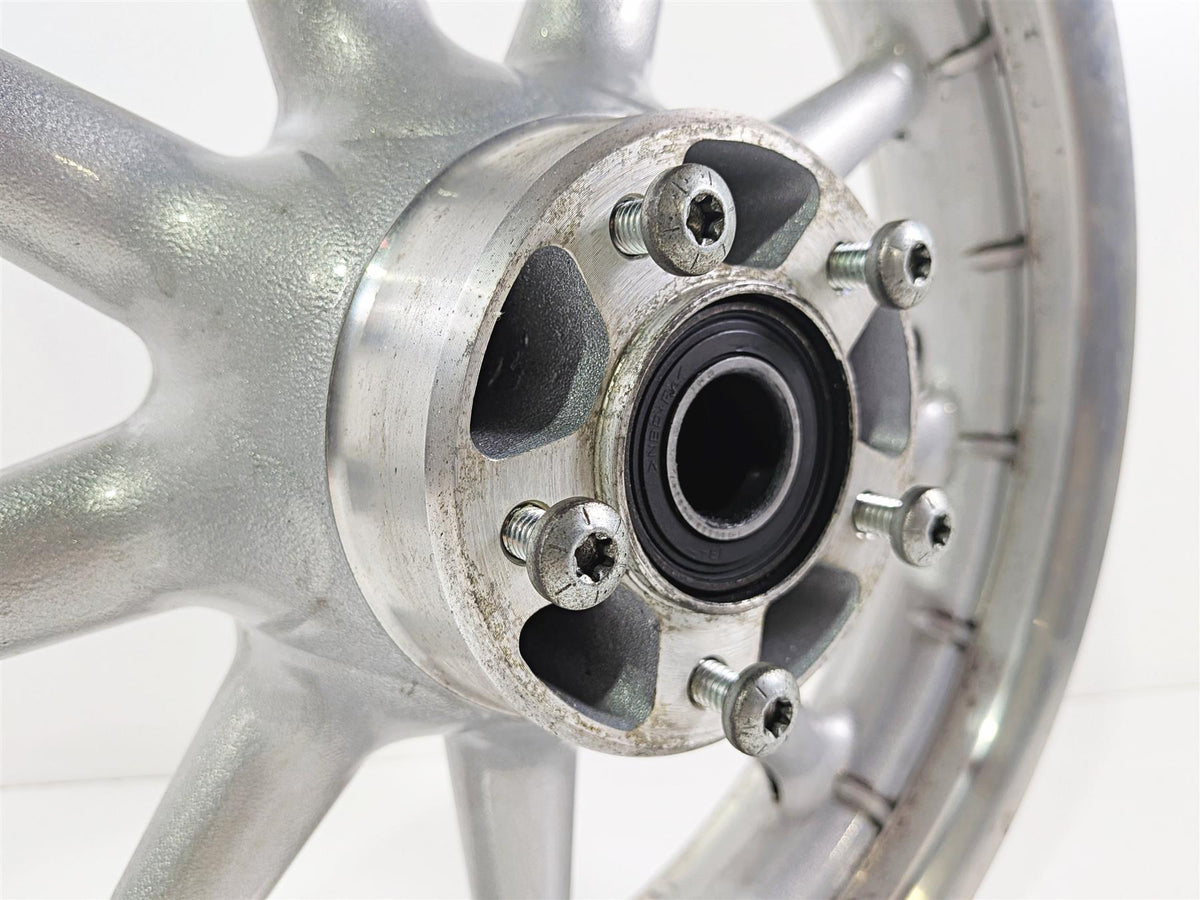 2004 Harley Touring FLTRI Road Glide Straight 9 Spoke 16x3 Front Wheel Rim 43421-00-Mototech271