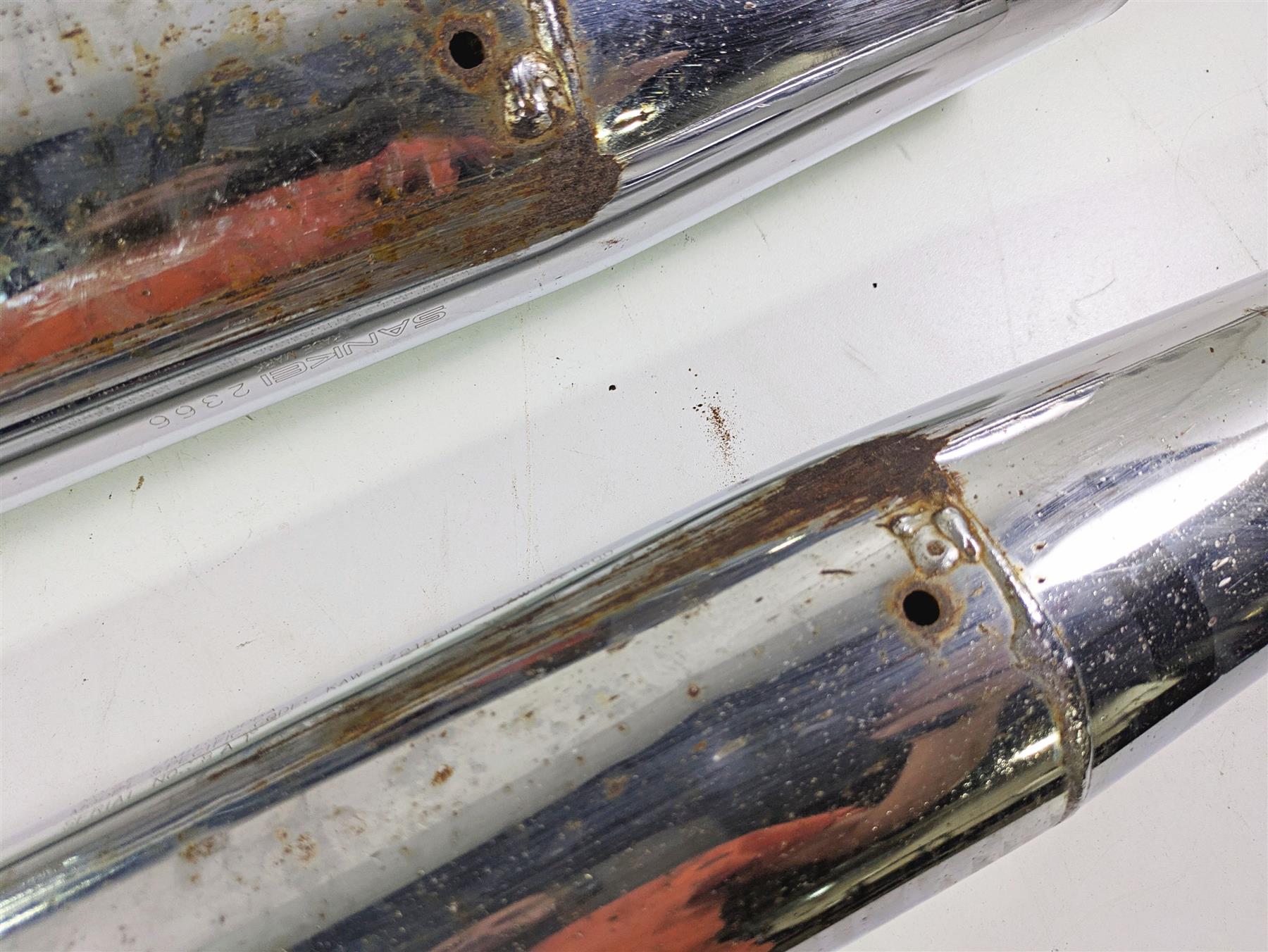 2008 Kawasaki VN1600 Vulcan Nomad Stock Exhaust Pipe Muffler Set 18091-0200 {{ shop.shopifyCountryName }} - Mototech271