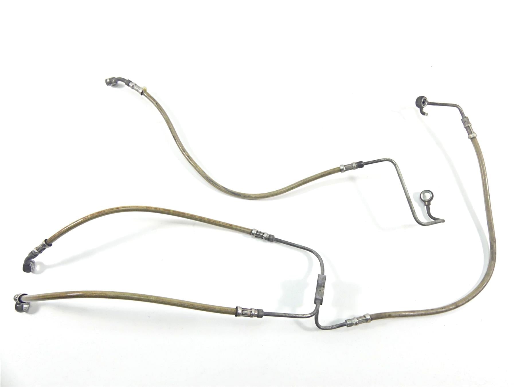 2014 Harley VRSCF Muscle V-Rod Front Abs Brake Line Hose Set 42022-09A 42021-09 {{ shop.shopifyCountryName }} - Mototech271