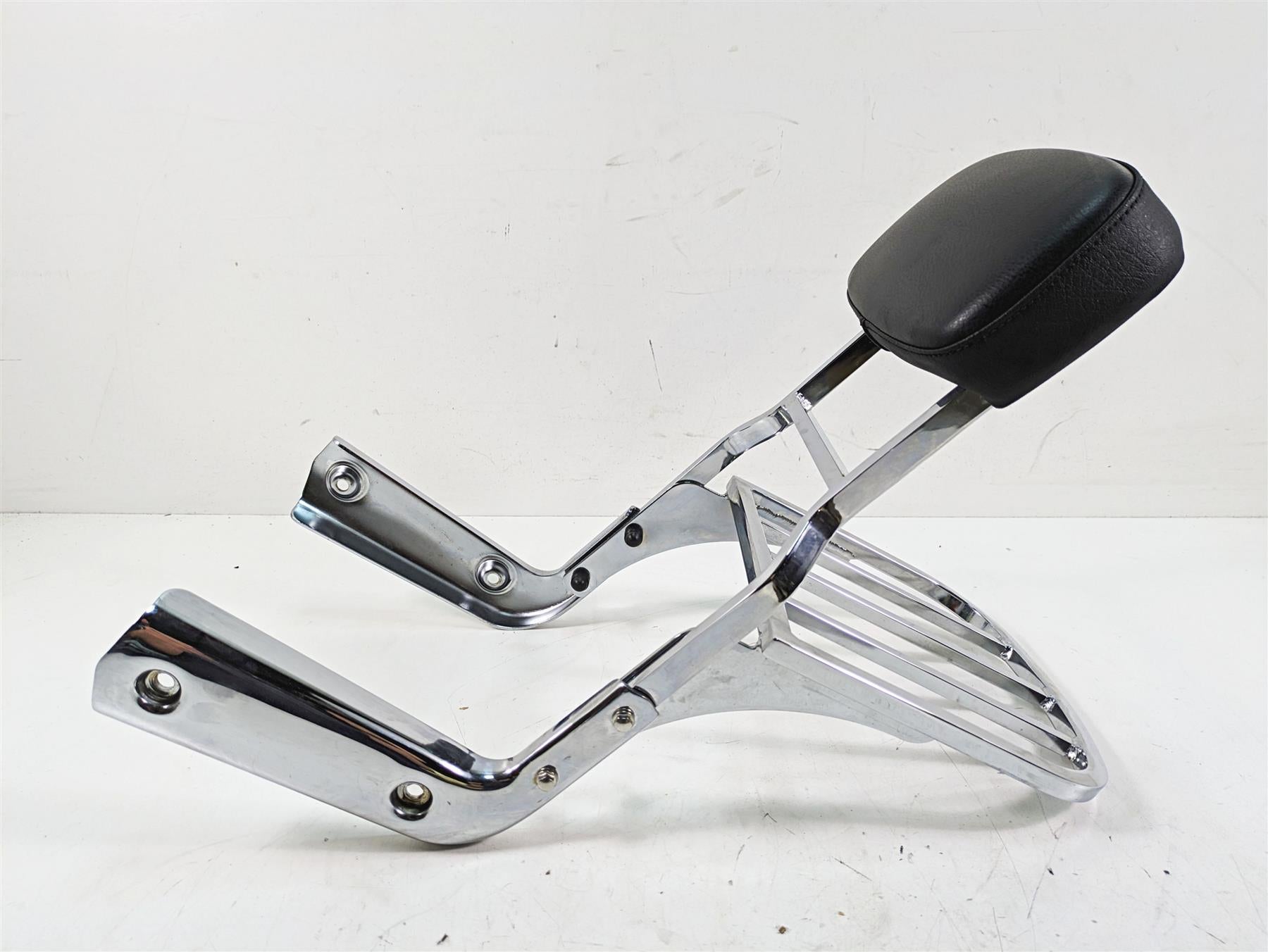 2011 Triumph America Sissybar Sissy Bar Backrest + Luggage Rack A9738024 {{ shop.shopifyCountryName }} - Mototech271