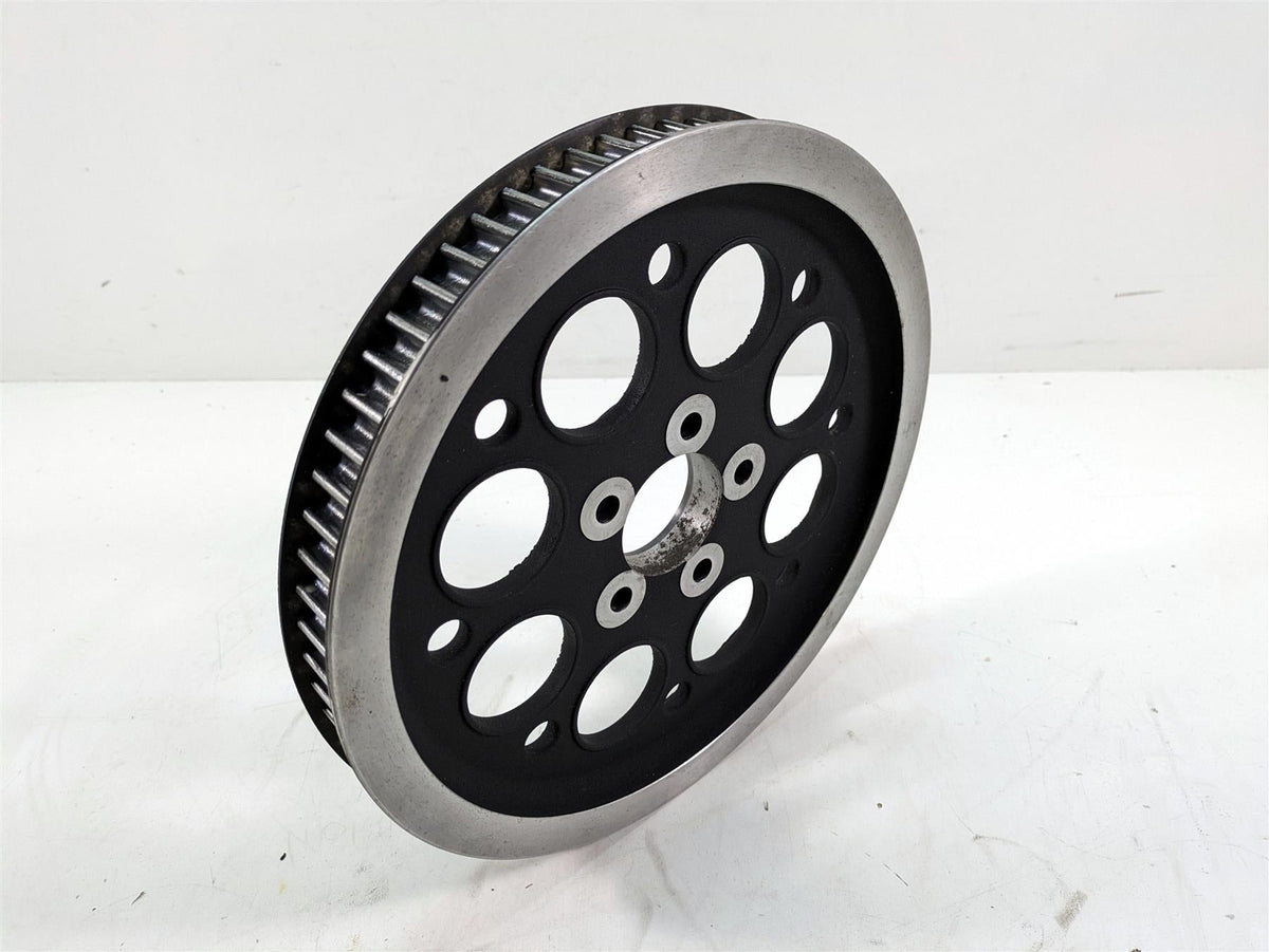 2006 Harley Touring FLHTCUI Electra Glide Rear Drive Belt Pulley 70T 40117-00 {{ shop.shopifyCountryName }} - Mototech271