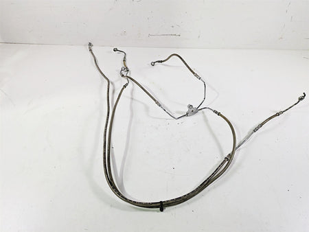 2011 Harley Touring FLHTCUSE CVO E-Glide Front Abs Brake Line Set 16" Bars {{ shop.shopifyCountryName }} - Mototech271