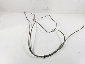 2011 Harley Touring FLHTCUSE CVO E-Glide Front Abs Brake Line Set 16" Bars | Mototech271