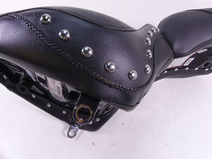 2001 Harley Softail FLSTC Heritage Mustang Studded Seat Saddle Set 79258 | Mototech271