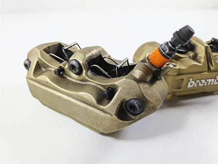 2014 BMW S1000RR K46 Gold Brembo Front Brake Caliper Set 100mm 34117714783 {{ shop.shopifyCountryName }} - Mototech271