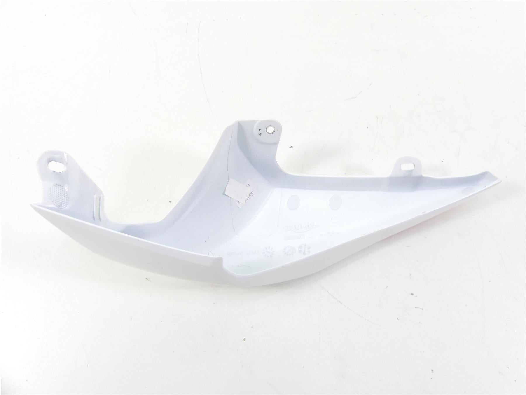 2020 Triumph Speed Triple RS 1050 Right White Tail Cover Fairing Cowl T2303451 {{ shop.shopifyCountryName }} - Mototech271