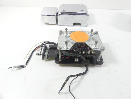 1995 Harley Dyna FXDL Low Rider Electrical Battery Chrome Cover Carrier 66347-91 {{ shop.shopifyCountryName }} - Mototech271