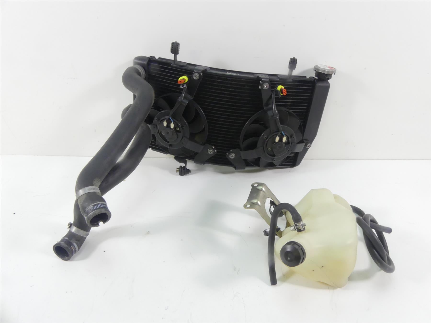 2008 Ducati 1098 S Coolant Radiator Fan Reservoir Hoses Set 54840741B 54840742B | Mototech271