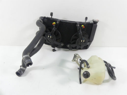 2008 Ducati 1098 S Coolant Radiator Fan Reservoir Hoses Set 54840741B 54840742B | Mototech271