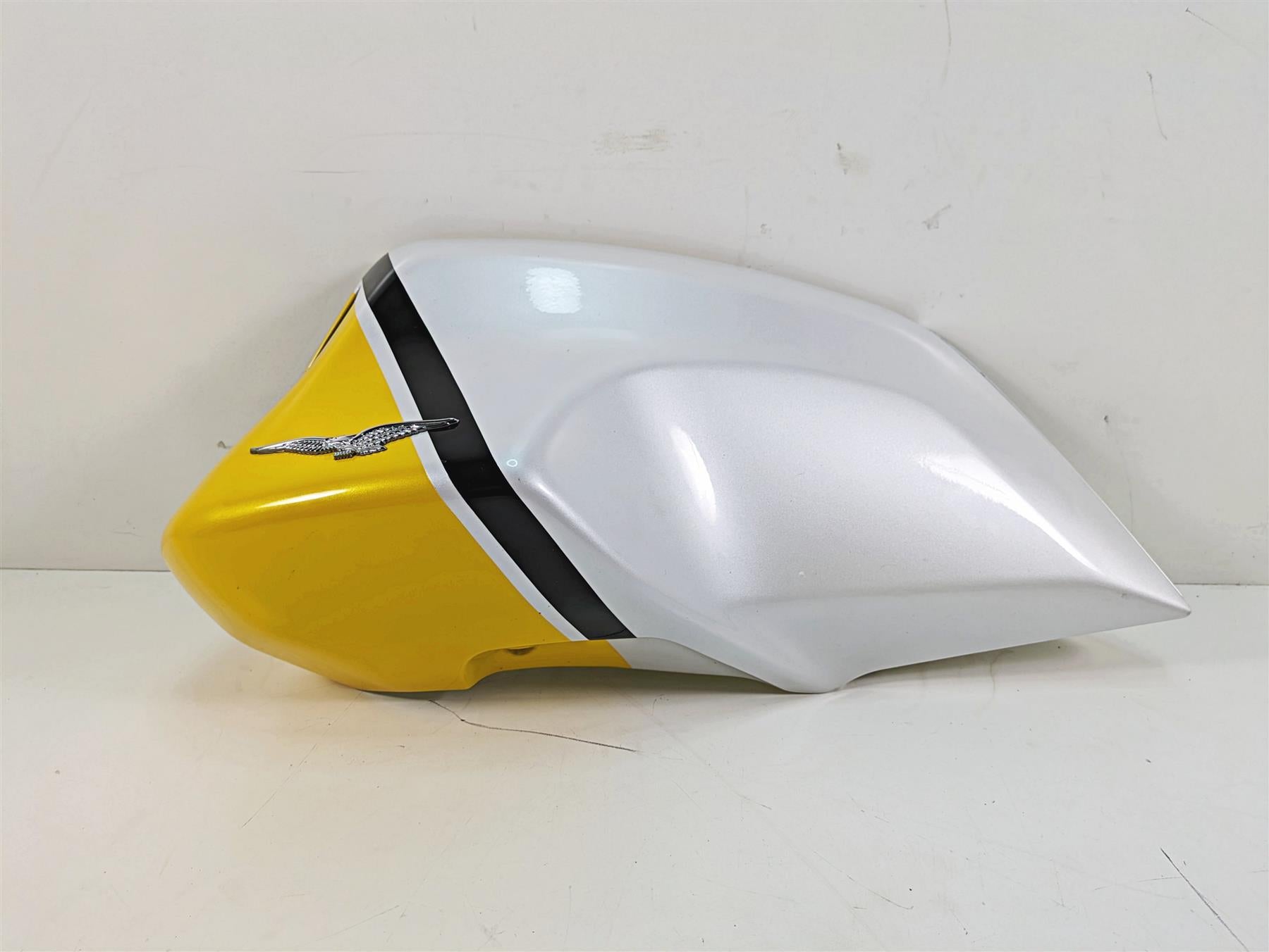 2020 Moto Guzzi V85 TT Adventure Left Tank Cover Yellow Sahara 