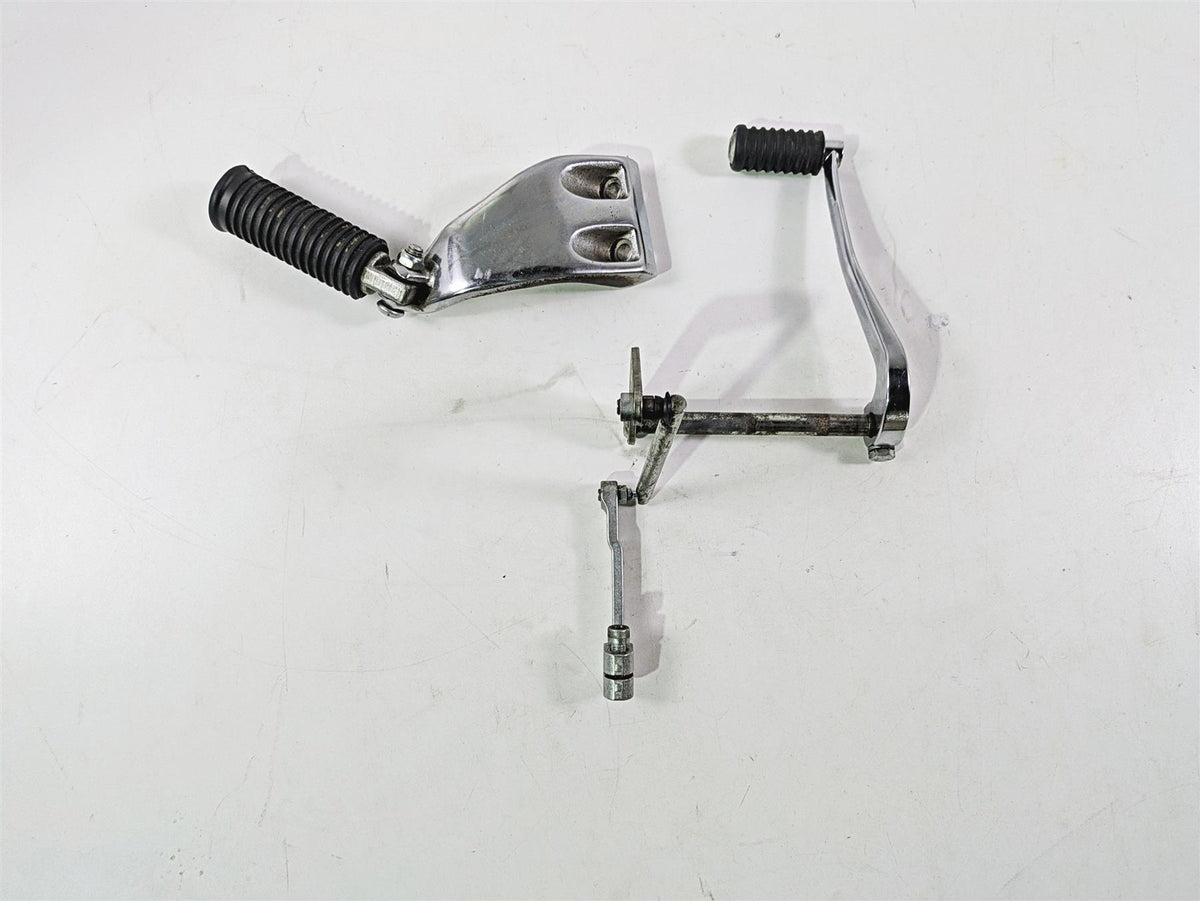 2008 Harley FXDL Dyna Low Rider 105TH Left Rider Mid Footpeg & Shifter 50639-90A {{ shop.shopifyCountryName }} - Mototech271