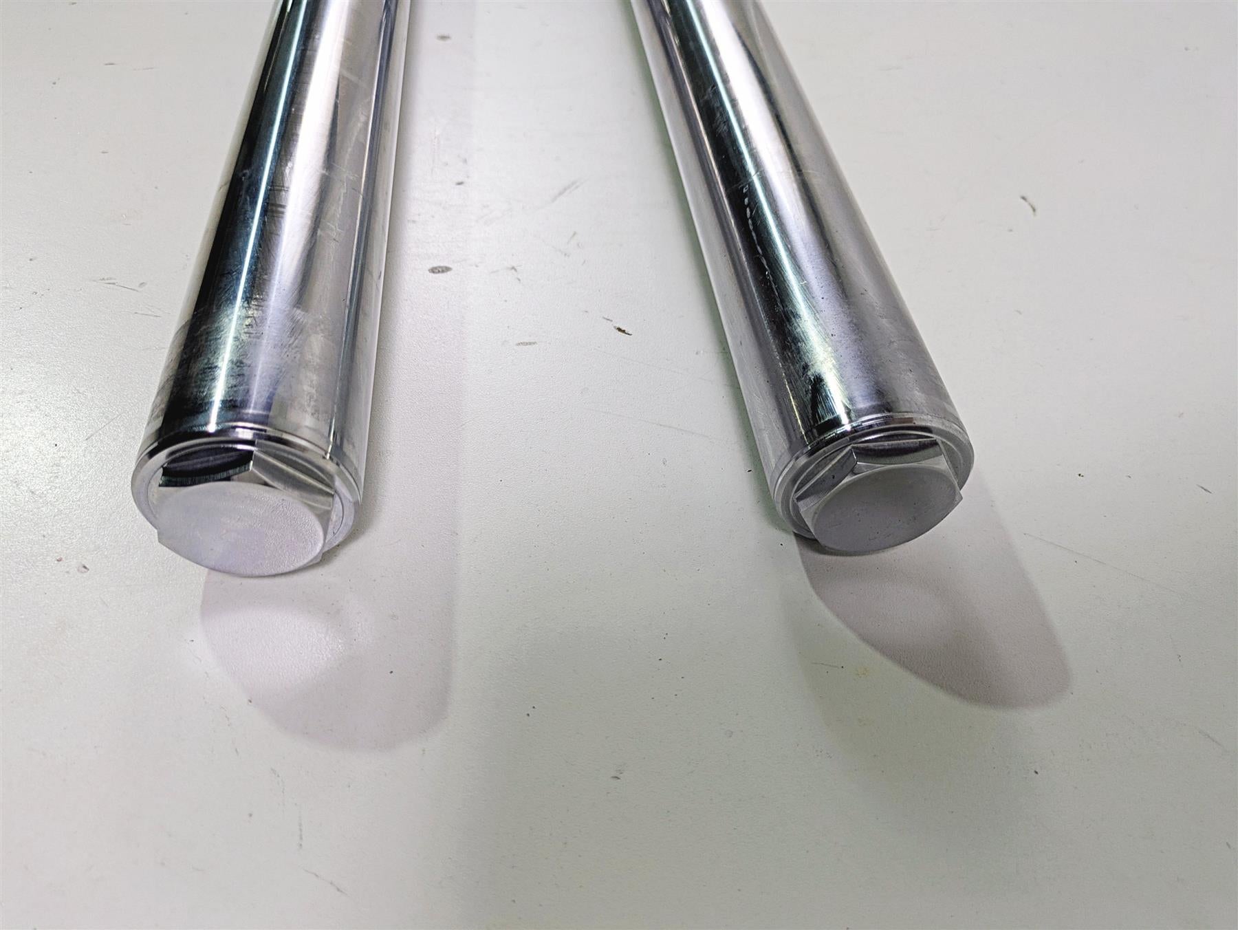 2015 Harley FXDF Dyna Fat Bob Fork Leg Set - No Leaks 49mm 48623-08A 48622-08A {{ shop.shopifyCountryName }} - Mototech271