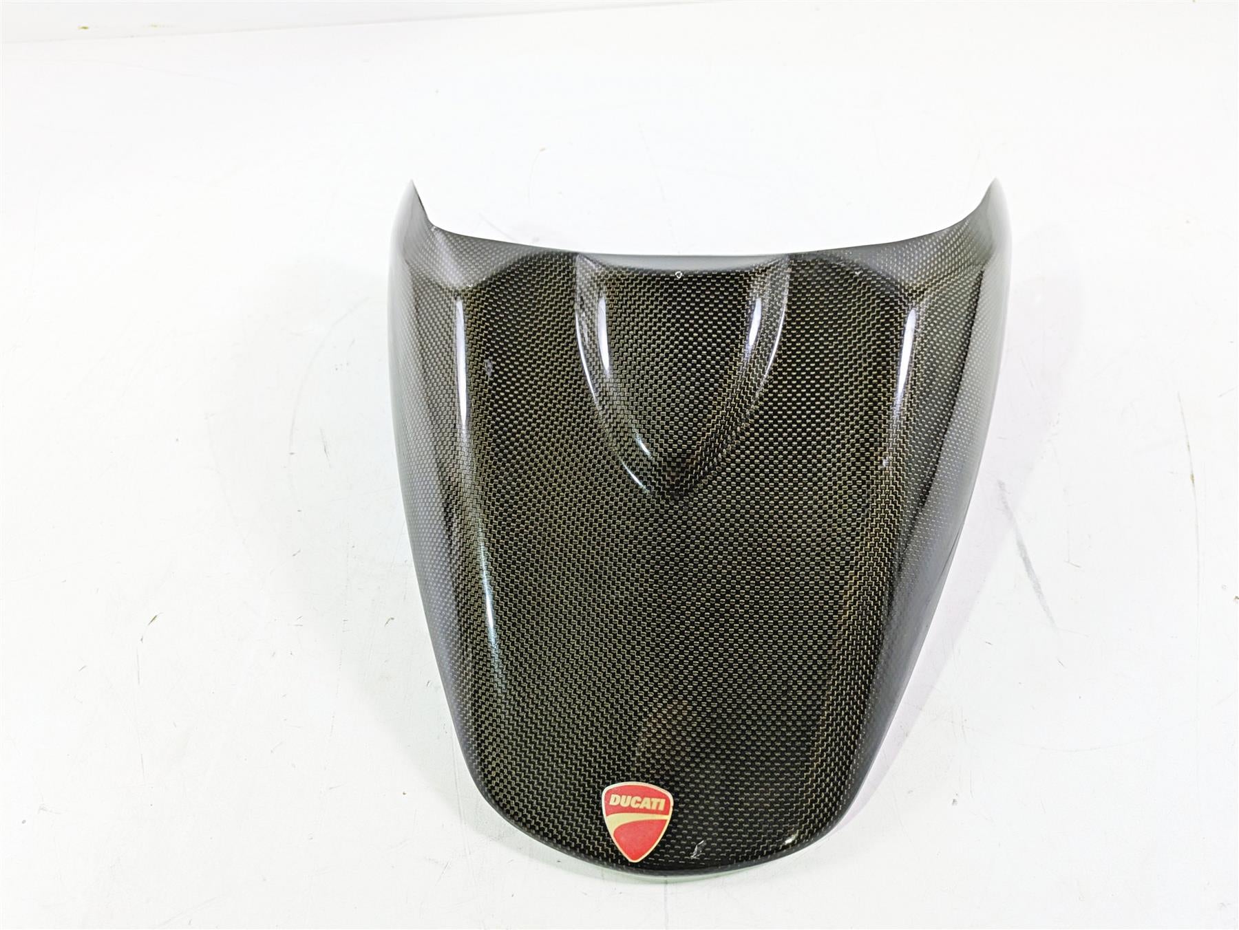 2009 Ducati Monster 1100 S Carbon Fiber Rear Passenger Seat Cover Cowl 151031 {{ shop.shopifyCountryName }} - Mototech271