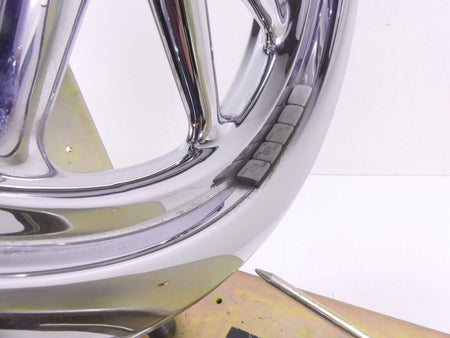 2009 Harley Touring FLHRC Road King Front 9 Spoke Chrome Rim Wheel 16x3 40960-09 {{ shop.shopifyCountryName }} - Mototech271