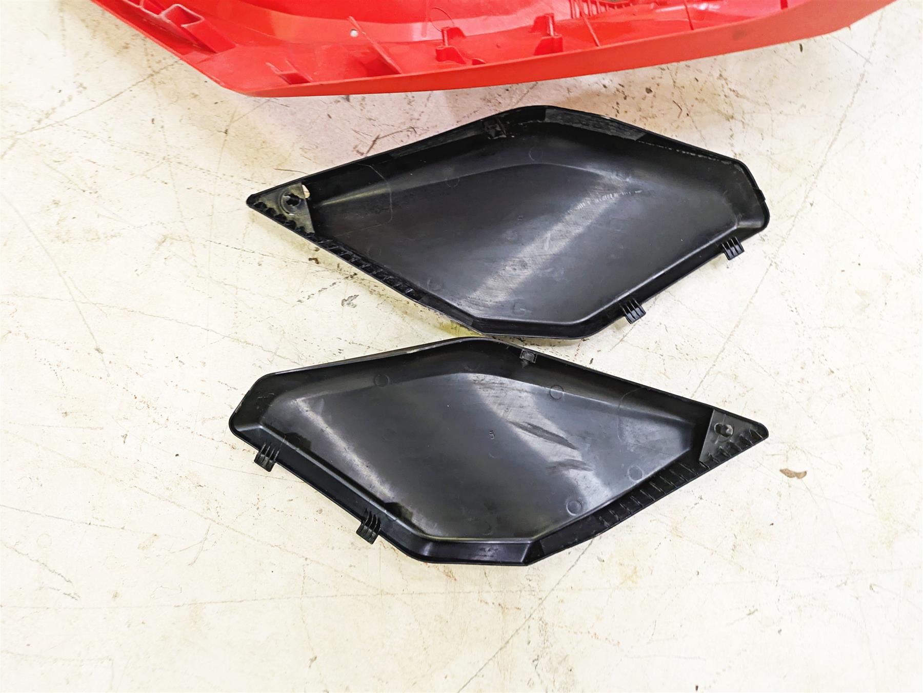 2022 SeaDoo Spark 900 Trixx Black & Red Deck Cover Fairing Set