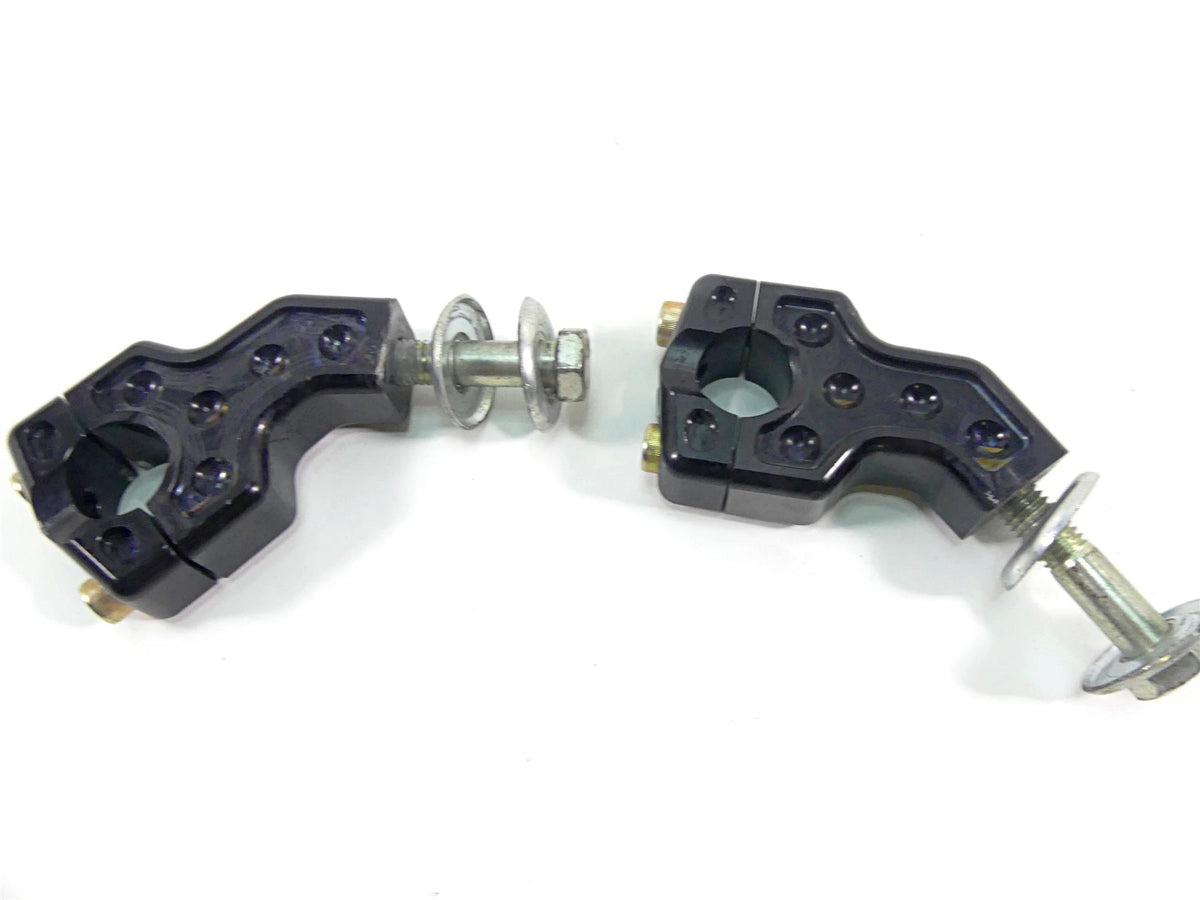 2011 Harley Softail FXS Blackline Joker Machine Dual 2.5" Riser Handlebar Set {{ shop.shopifyCountryName }} - Mototech271