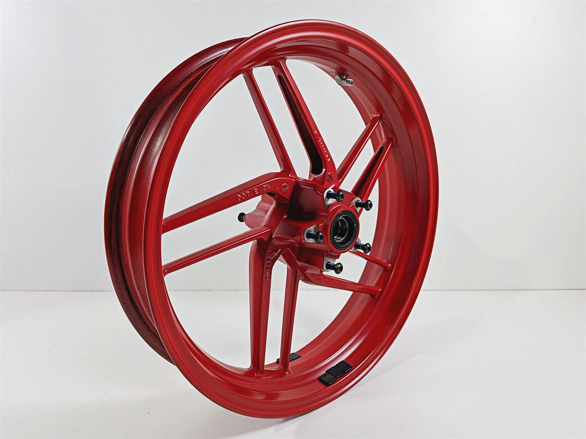 2019 Ducati 959 Panigale Straight 17x3.5 Front Wheel Red Rim 50121542AA {{ shop.shopifyCountryName }} - Mototech271