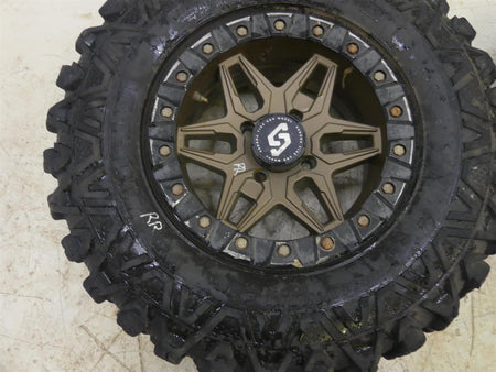 2016 Yamaha YXZ1000 R EPS SE Sedona Split 6 Beadlock Wheel Rim 14x7 4x115 Set {{ shop.shopifyCountryName }} - Mototech271