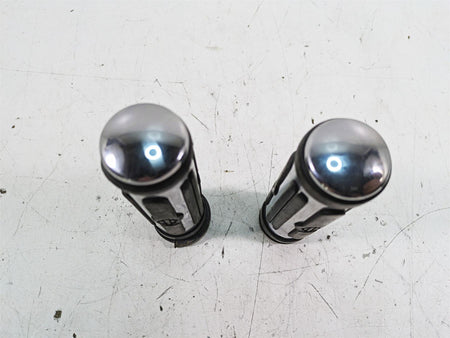 2008 Harley FLHTCU Electra Glide Oem Chrome Rubber Hand Grip Set 56246-08 {{ shop.shopifyCountryName }} - Mototech271
