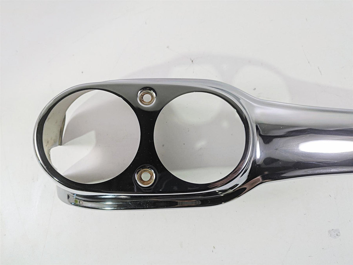 2008 Harley FXDL Dyna Low Rider 105TH Chrome Tank Console Gauge Cover 61695-05 {{ shop.shopifyCountryName }} - Mototech271