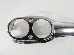 2008 Harley FXDL Dyna Low Rider 105TH Chrome Tank Console Gauge Cover 61695-05