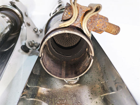 2014 Moto Guzzi California 1400 T Exhaust Pipe Muffler Set & Mounts B064126 {{ shop.shopifyCountryName }} - Mototech271