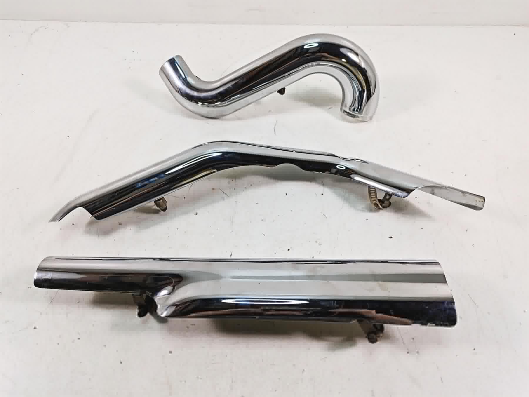 2010 Harley Touring FLHTCU Electra Glide Exhaust Header Heat Shield Set 65952-09 {{ shop.shopifyCountryName }} - Mototech271