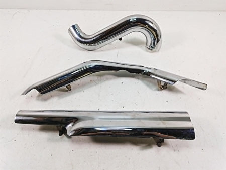 2010 Harley Touring FLHTCU Electra Glide Exhaust Header Heat Shield Set 65952-09 {{ shop.shopifyCountryName }} - Mototech271