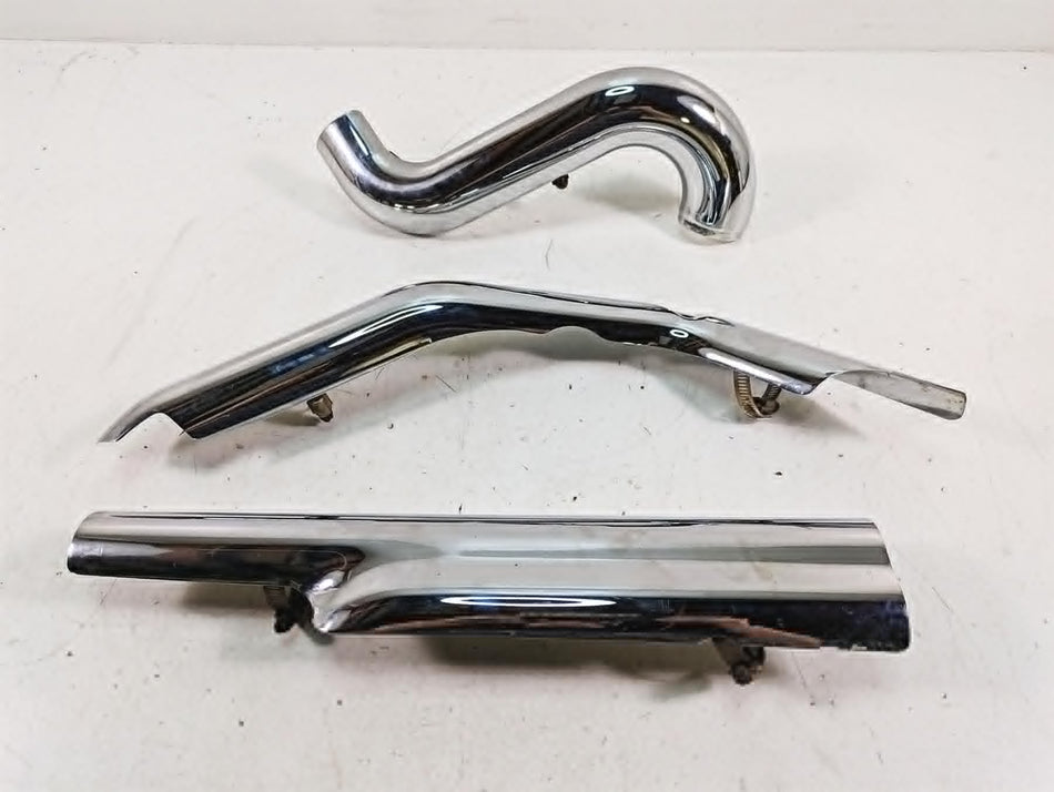 2010 Harley Touring FLHTCU Electra Glide Exhaust Header Heat Shield Set 65952-09 {{ shop.shopifyCountryName }} - Mototech271