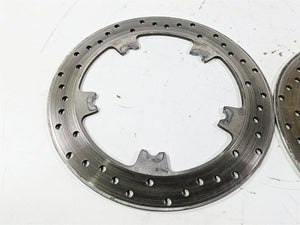 2015 Harley FXDL Dyna Low Rider Front Brake Disc Rotor Set 44553-06A