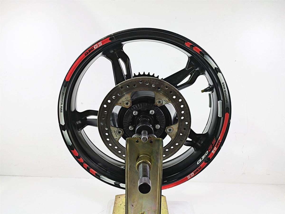 2019 BMW G310GS K02 Straight 17x4 Rear Wheel Rim 36318558270 {{ shop.shopifyCountryName }} - Mototech271