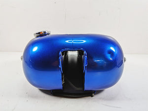2009 Harley Dyna FXDFSE CVO Fat Bob Fuel Gas Tank Granite Blue - Read 61723-09