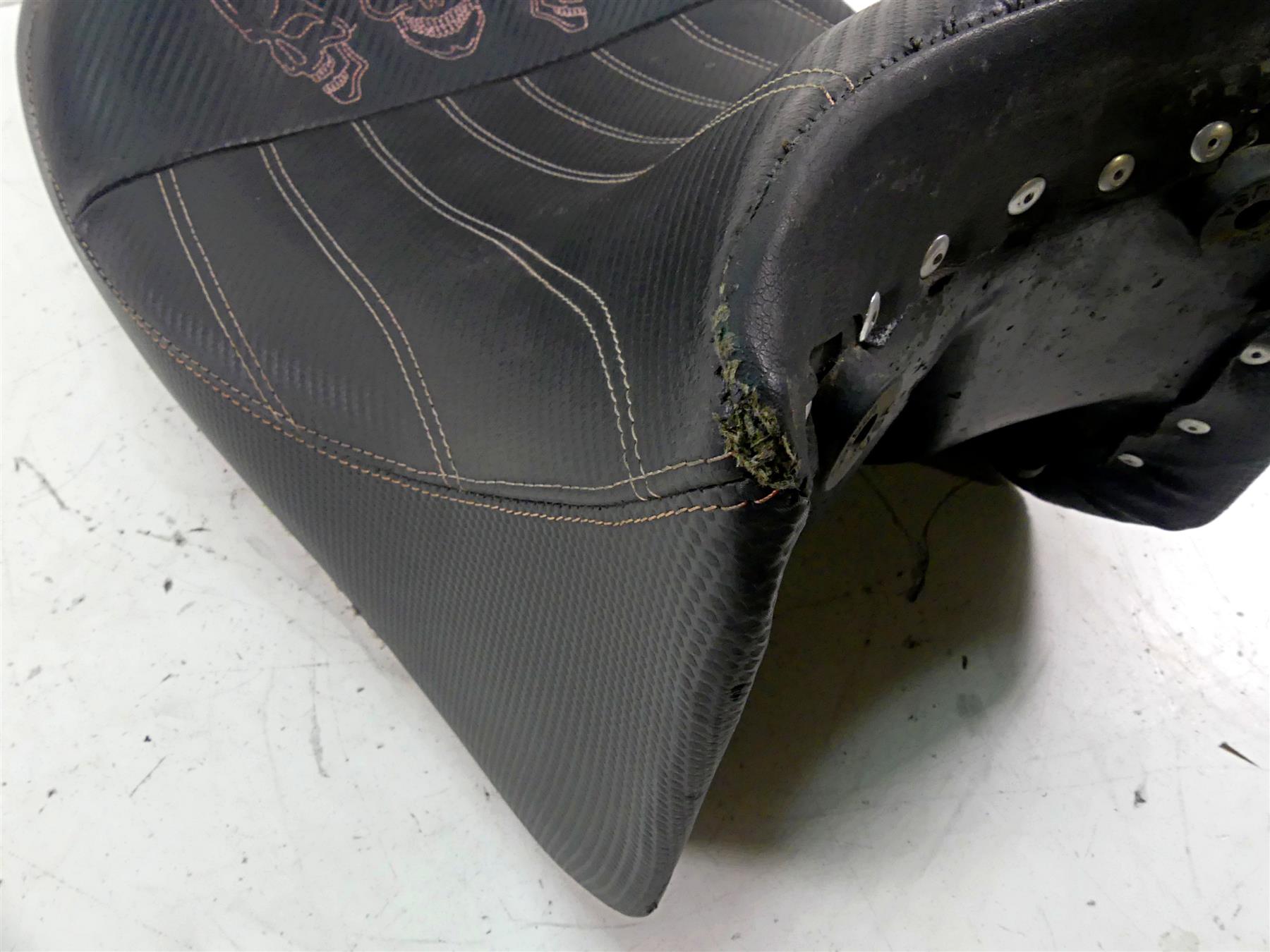 2013 Ducati Diavel Red Corbin Skull Seat Saddle D-DVL-11 {{ shop.shopifyCountryName }} - Mototech271
