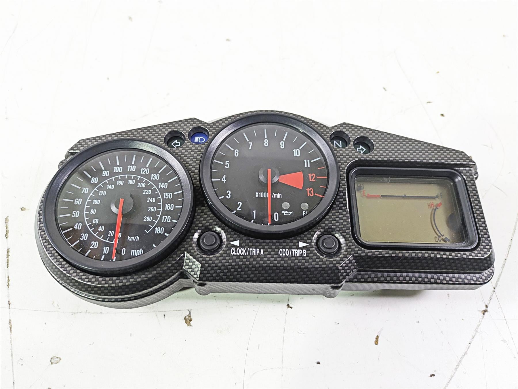 2005 Kawasaki ZX12R Ninja Gauges Speedometer Instrument - 15k