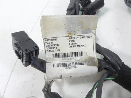2013 Harley FXDWG Dyna Wide Glide Non Abs Wiring Harness Loom 71072-12 69200455 {{ shop.shopifyCountryName }} - Mototech271