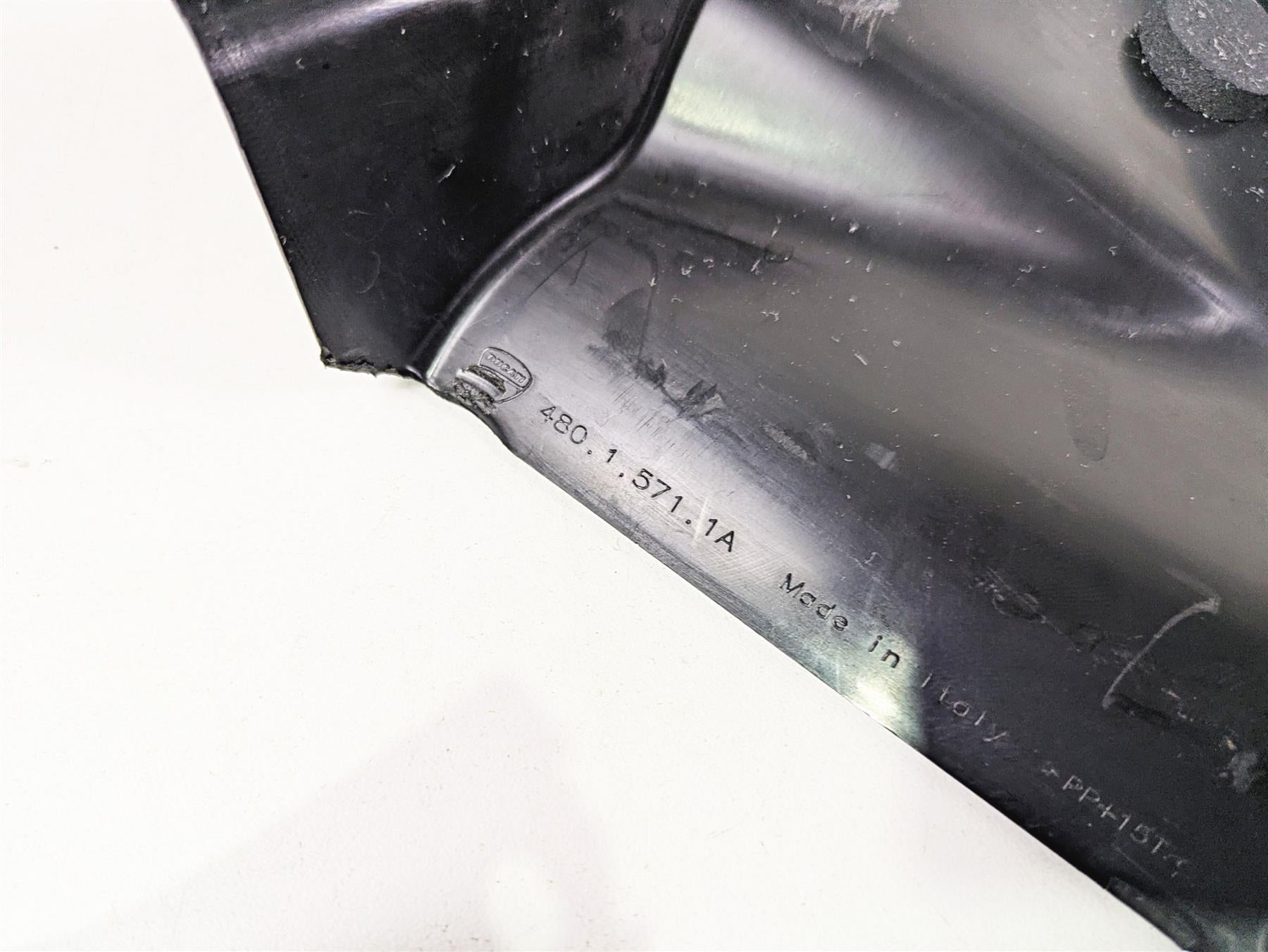 2013 Ducati Hypermotard 821 SP Engine Frame Infill Cover Fairing Set 48015711A {{ shop.shopifyCountryName }} - Mototech271