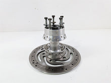 Load image into Gallery viewer, 2007 Harley Dyna FXDB Street Bob Rear Wheel Hub Spoke 17&quot; + Rotor 40979-06B
