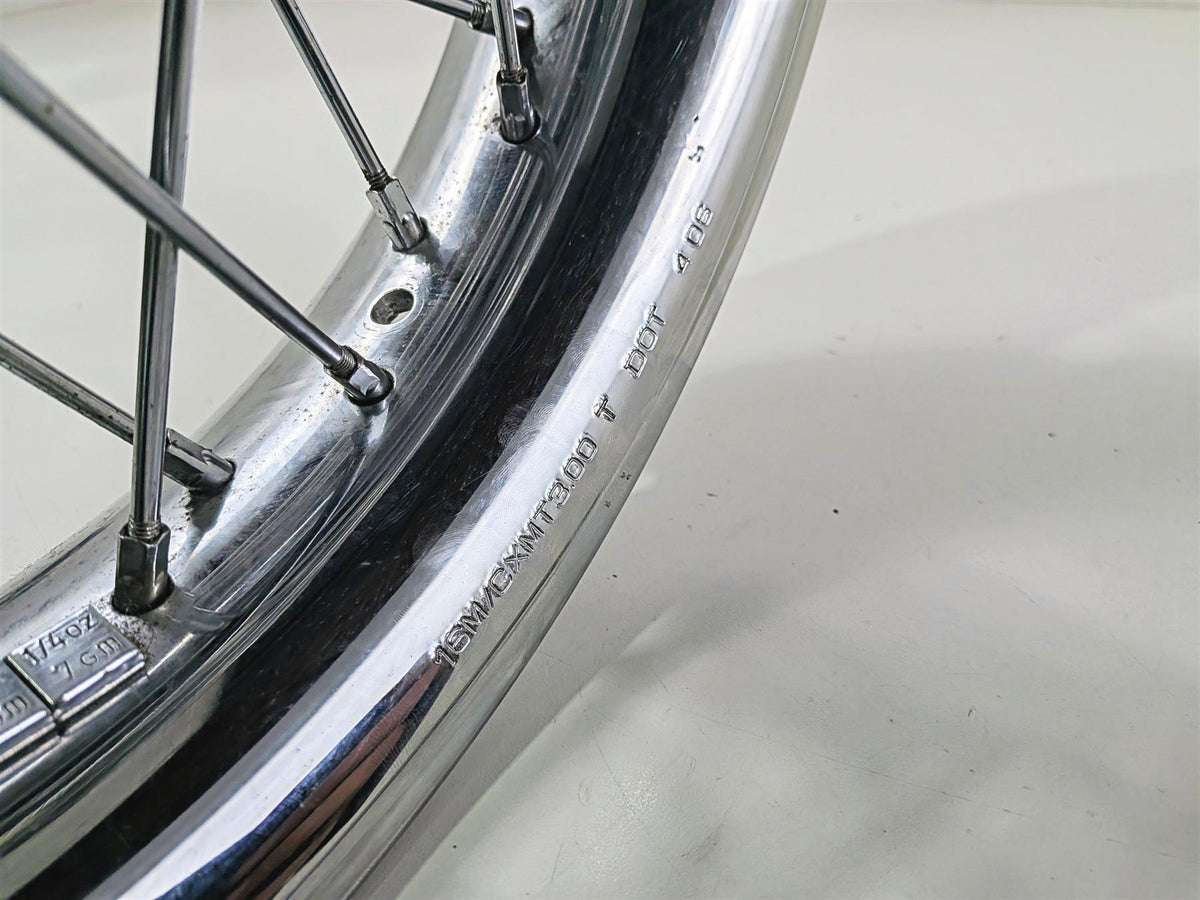 2000 Harley Touring FLHRCI Road King 16x3 Rear Wheel Spoke Rim -Runout 43440-05A {{ shop.shopifyCountryName }} - Mototech271