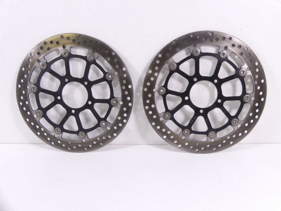 2013 Ducati Hyperstrada 821 Front Straight Brake Disc Rotor Set 49241011A {{ shop.shopifyCountryName }} - Mototech271