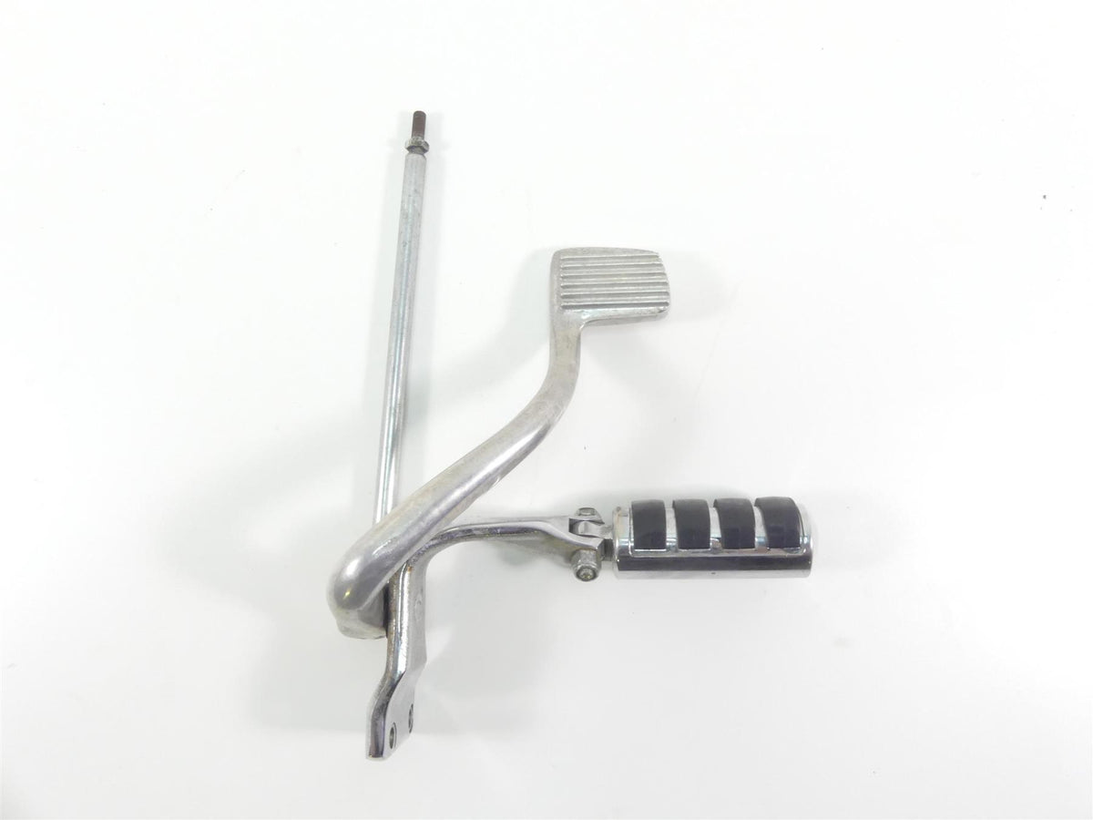 1999 Harley Dyna FXDL Low Rider Right Front Mid Footpeg & Brake Pedal 42502-90B {{ shop.shopifyCountryName }} - Mototech271