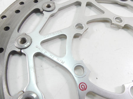 2017 Triumph Thruxton 1200 R Front Brembo Brake Rotor Disc Set T2022080 {{ shop.shopifyCountryName }} - Mototech271