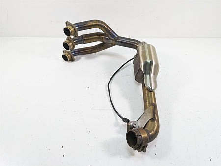 2012 Triumph Tiger 800XC ABS Oem Exhaust Header Manifold Pipe T2205036 {{ shop.shopifyCountryName }} - Mototech271